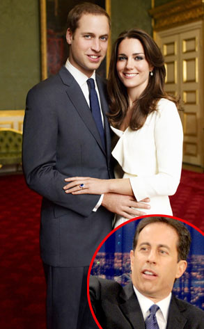 Kate Middleton, Prince William, Jerry Seinfeld Kate Middleton, Prince William, Jerry Seinfeld